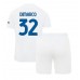 Maillot de foot Inter Milan Federico Dimarco #32 Extérieur vêtements enfant 2023-24 Manches Courtes (+ pantalon court)